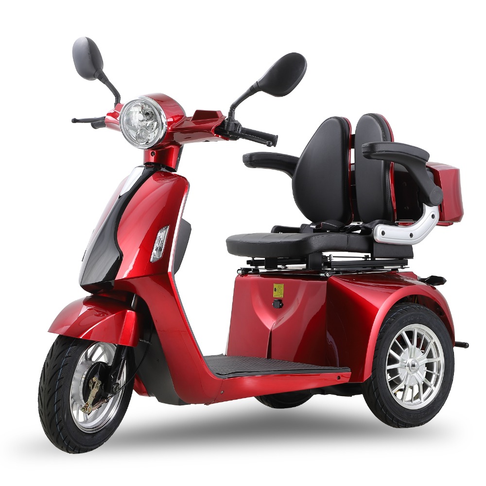AFD2D-3L Red Three Wheel Mobility Scooter
